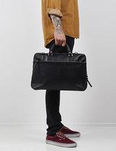 Load image into Gallery viewer, Sandqvist Dustin Leather Laptop Bag - Black

