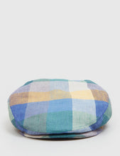 Load image into Gallery viewer, Stetson Kent Check Flat Cap (Linen) - Green
