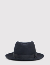 Load image into Gallery viewer, Stetson Penn Fur Felt Fedora Hat - Black
