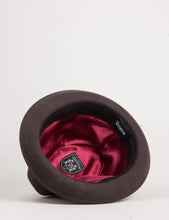 Load image into Gallery viewer, Brixton Gain Trilby Hat - Dark Brown

