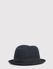 Load image into Gallery viewer, Bailey Timson Centre Crease Tribly Hat - Black
