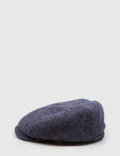 Load image into Gallery viewer, Stetson x Woolrich Hatteras Newsboy Cap (Herringbone) - Blue
