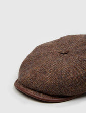 Load image into Gallery viewer, Stetson Hatteras Newsboy Cap - Brown
