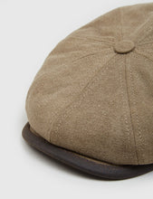 Load image into Gallery viewer, Stetson Hatteras Seward Newsboy Cap (Canvas) - Brown
