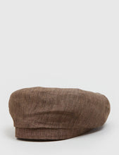 Load image into Gallery viewer, Stetson Hatteras Newsboy Cap (Linen) - Brown

