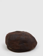 Load image into Gallery viewer, Stetson Hatteras Newsboy Cap (Pig Skin) - Dark Brown
