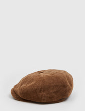 Load image into Gallery viewer, Stetson Hatteras Suede Newsboy Cap (Pigskin) - Brown
