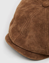 Load image into Gallery viewer, Stetson Hatteras Suede Newsboy Cap (Pigskin) - Brown
