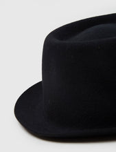 Load image into Gallery viewer, Bailey Crowe Pork Pie Hat - Black
