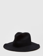 Load image into Gallery viewer, Bailey Inglis Widebrim Fedora Hat - Black
