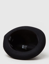 Load image into Gallery viewer, Bailey Chipman Fedora Hat - Black
