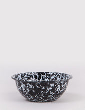 Load image into Gallery viewer, Splatterware Cereal Bowl - Black Marble
