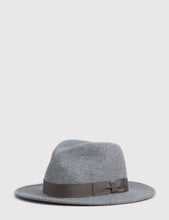 Load image into Gallery viewer, Bailey Curtis Widebrim Fedora Hat - Oxford Grey Mix
