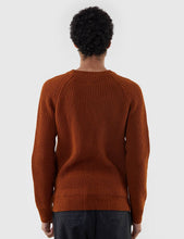Load image into Gallery viewer, Gant Rugger Half Knitted Jumper - Hotdog Brown
