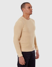 Load image into Gallery viewer, Gant Rugger Textured Knit Jumper - Warm Almond
