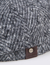 Load image into Gallery viewer, Stetson Hatteras Newsboy Cap - Grey Herringbone

