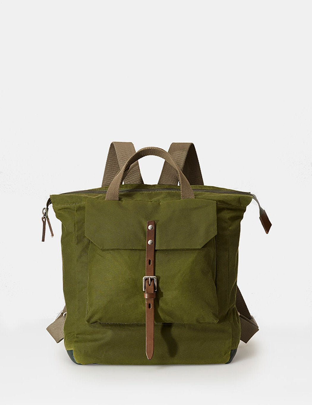 Ally Capellino Frances Waxy Backpack - Green