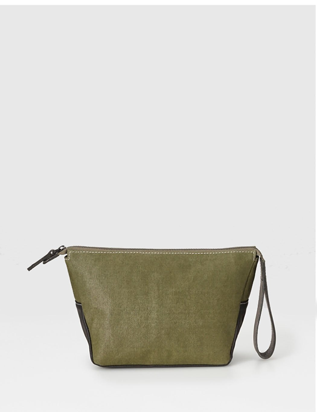 Ally Capellino Del Canvas Washbag - Green