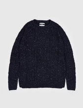 Load image into Gallery viewer, Bellfield Cheveley Cable Knit Jumper - Navy
