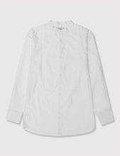 Load image into Gallery viewer, Bellfield Principle Longline Grandad Shirt - White
