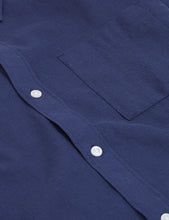 Load image into Gallery viewer, Bellfield Wester Textured Shirt - Navy Blue
