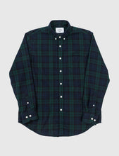 Load image into Gallery viewer, Portuguese Flannel Bonfim Checked Shirt - Navy
