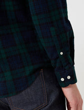 Load image into Gallery viewer, Portuguese Flannel Bonfim Checked Shirt - Navy
