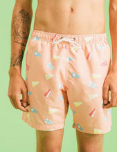 Load image into Gallery viewer, Boardies Flag Swim Shorts (Mid-Length) - Pink
