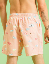 Load image into Gallery viewer, Boardies Flag Swim Shorts (Mid-Length) - Pink
