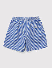 Load image into Gallery viewer, Boardies Deck Stripes Swim Shorts (Mid-Length) - Navy/White
