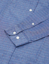 Load image into Gallery viewer, Portuguese Flannel Cafe Button Down Shirt - Blue

