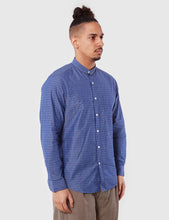 Load image into Gallery viewer, Portuguese Flannel Cafe Grandad Shirt - Blue
