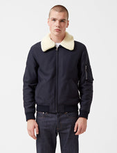 Load image into Gallery viewer, A.P.C. Manchester Bomber Jacket - Dark Navy
