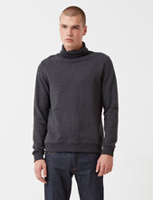 Load image into Gallery viewer, A.P.C. Octave Roll Neck Sweatshirt - Anthracite Black
