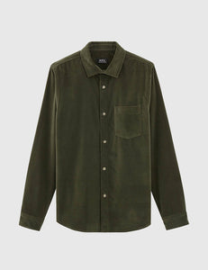 A.P.C. John Overshirt - Military Khaki