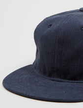 Load image into Gallery viewer, Ebbets Field Flannels Bedford Cord 6-Panel Cap - Navy
