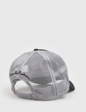 Load image into Gallery viewer, Deus Ex Machina Baylands Trucker Cap - Black/Grey
