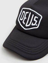 Load image into Gallery viewer, Deus Ex Machina Baylands Trucker Cap - Black/White
