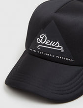 Load image into Gallery viewer, Deus Ex Machina Peak Trucker Cap - Black
