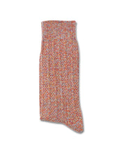 Load image into Gallery viewer, Democratique Relax ZigZag Socks - Spring Red/Curry
