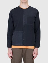 Load image into Gallery viewer, Folk Combination Pop Stud Shirt - Black
