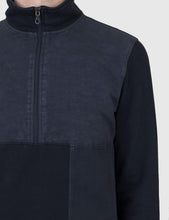 Load image into Gallery viewer, Folk Combination Funnel Neck Sweatshirt - Black
