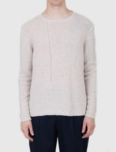 Load image into Gallery viewer, Folk Interference Knit Sweatshirt - Ecru
