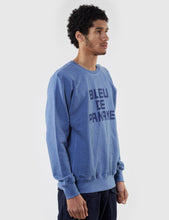 Load image into Gallery viewer, Bleu De Paname Print Sweat - Bleu Charrette
