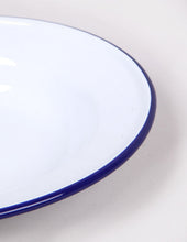 Load image into Gallery viewer, Falcon Enamelware Soup Plate - White/Blue
