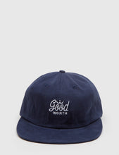 Load image into Gallery viewer, Good Worth Crown 6-Panel Cap - Navy
