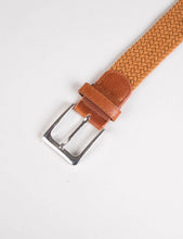Load image into Gallery viewer, Hone Woven Plait Belt - Tan
