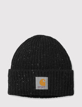 Load image into Gallery viewer, Carhartt Anglistic Beanie Hat - Black Heather
