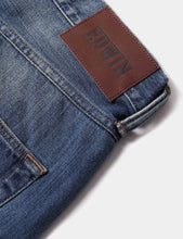 Load image into Gallery viewer, Edwin ED-55 White Listed 12.5oz Jeans Relax (Tapered) - Mid Sifted Used Indigo
