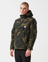 Load image into Gallery viewer, Carhartt Nimbus Half-Zip Jacket (Fleece Lined) - Camo Green
